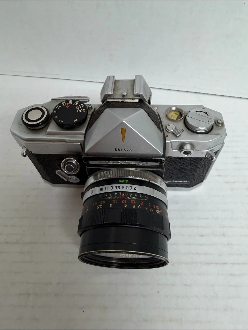 Vintage  Petri Flex V SLR Camera w/ Petri 55mm F2 Lens CC lens UNTESTED AS IS